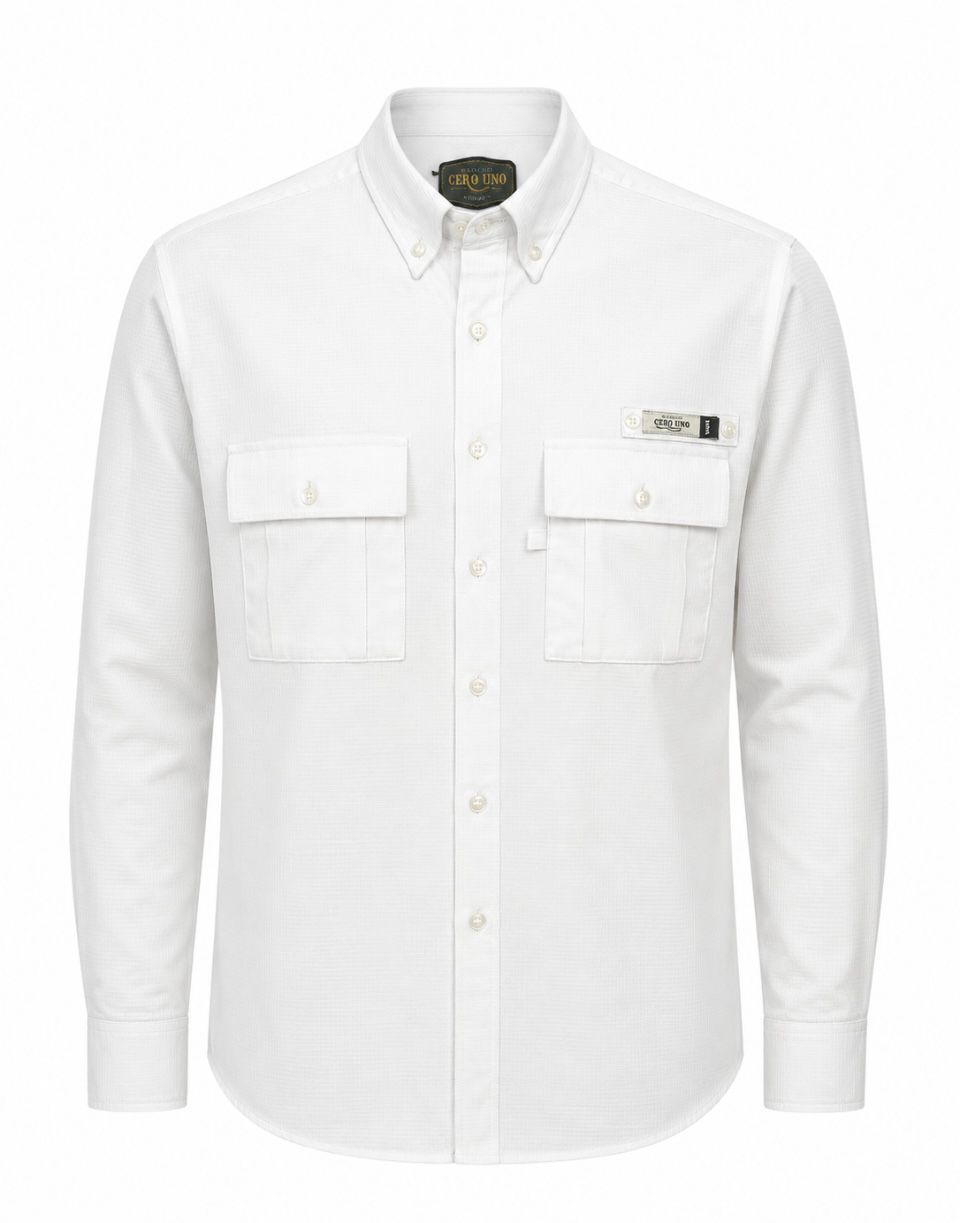 Camisa Caballero  -C01- Blanca