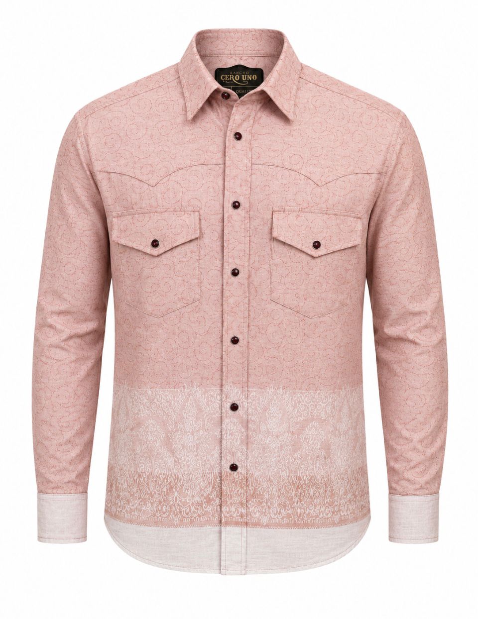 Camisa Caballero -CA22 Durazno