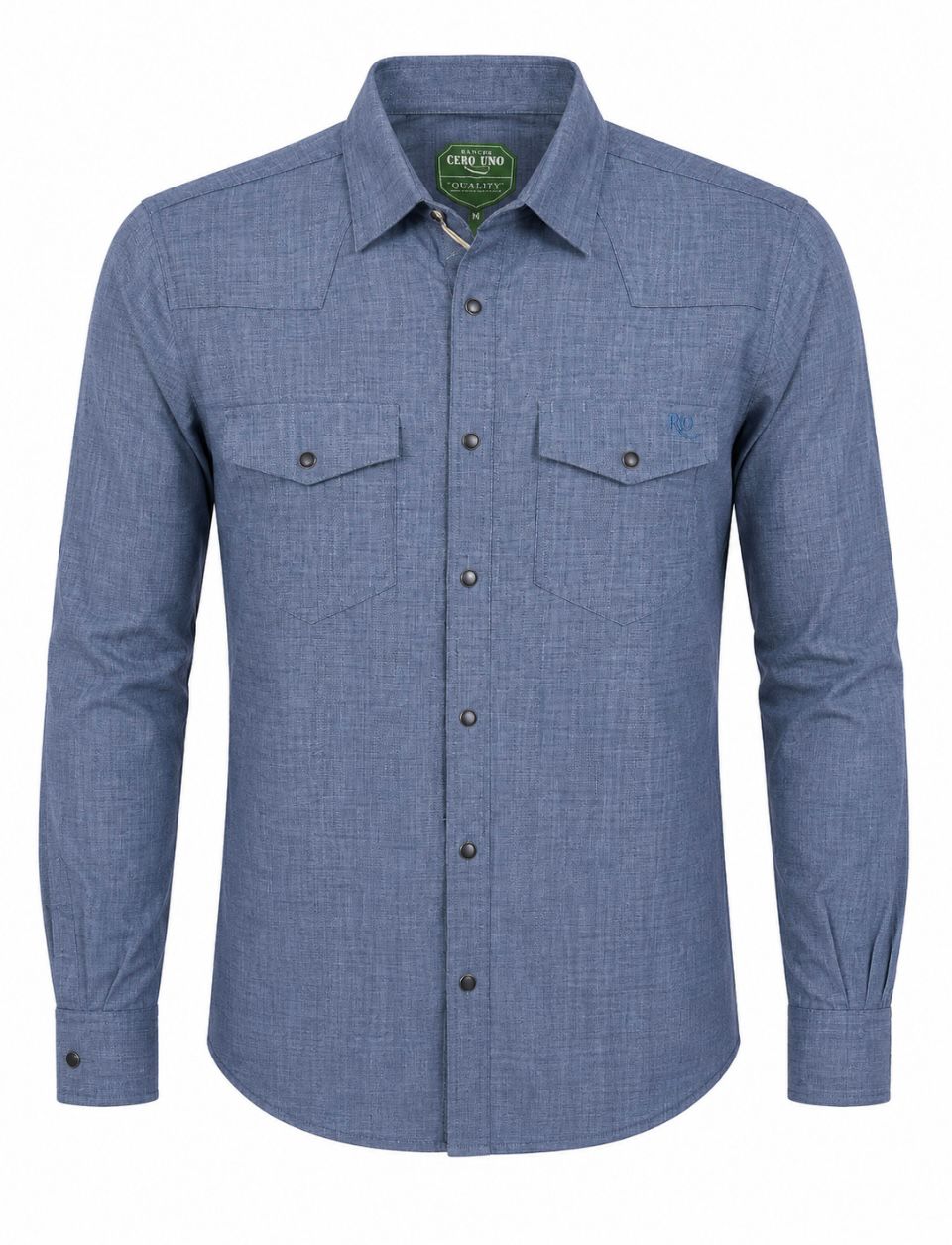 Camisa Caballero  -C213- Gris Acero