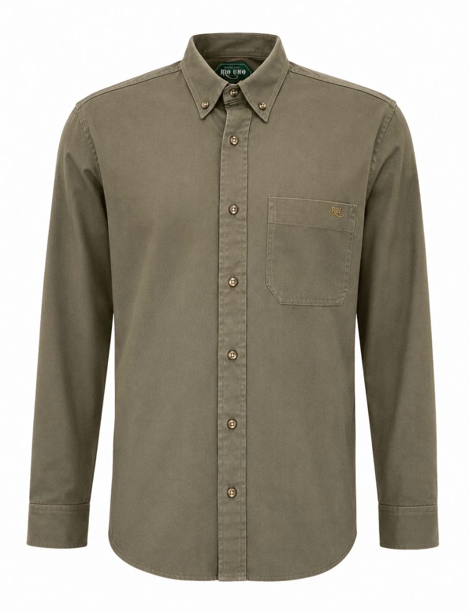 Camisa Caballero  -Rodeo- Caqui