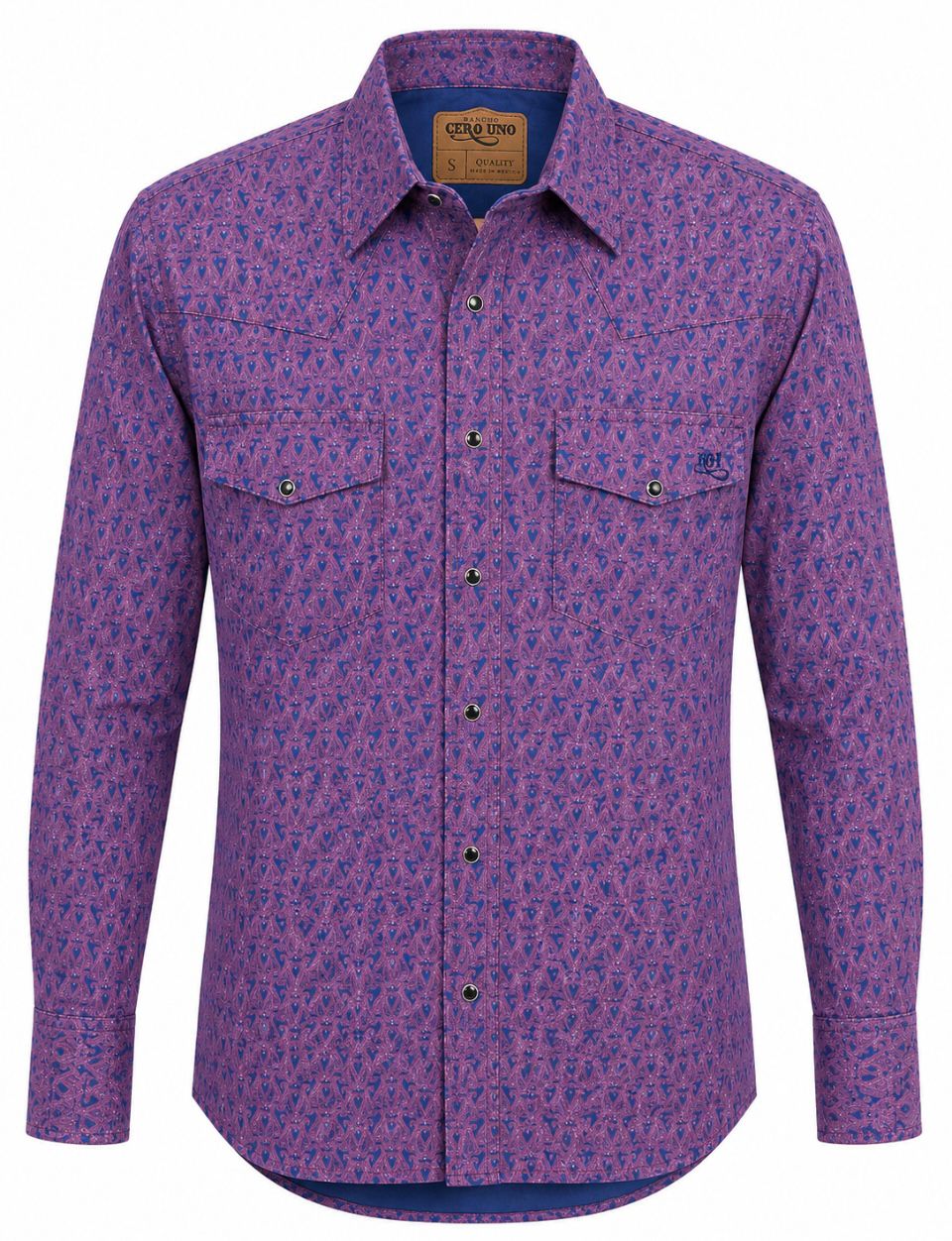 Camisa Caballero Rodeo -C100 Morado