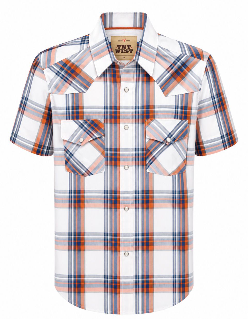 Camisa Caballero -CMC004 Bco/Nar