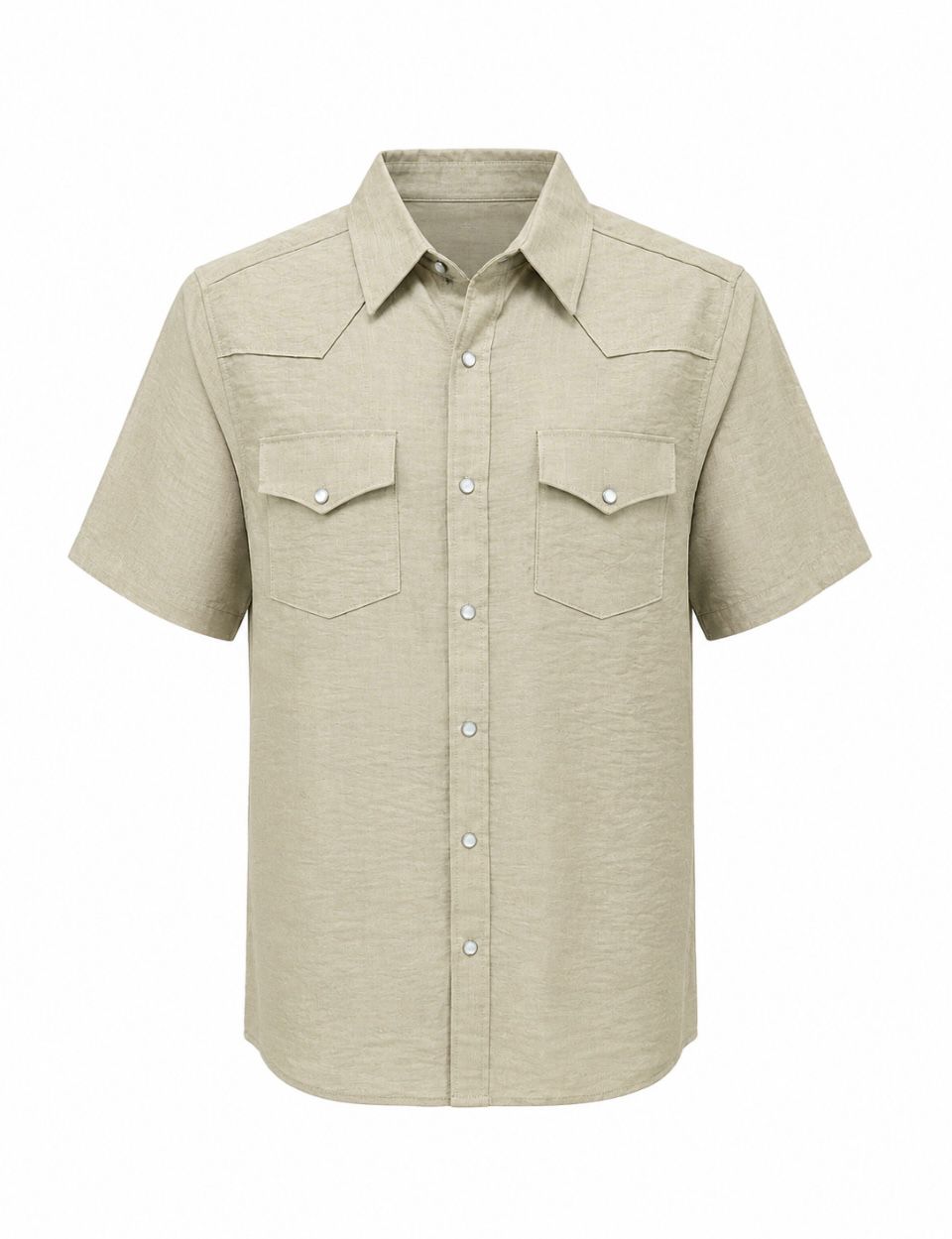 Camisa Caballero -CMC048 Beige