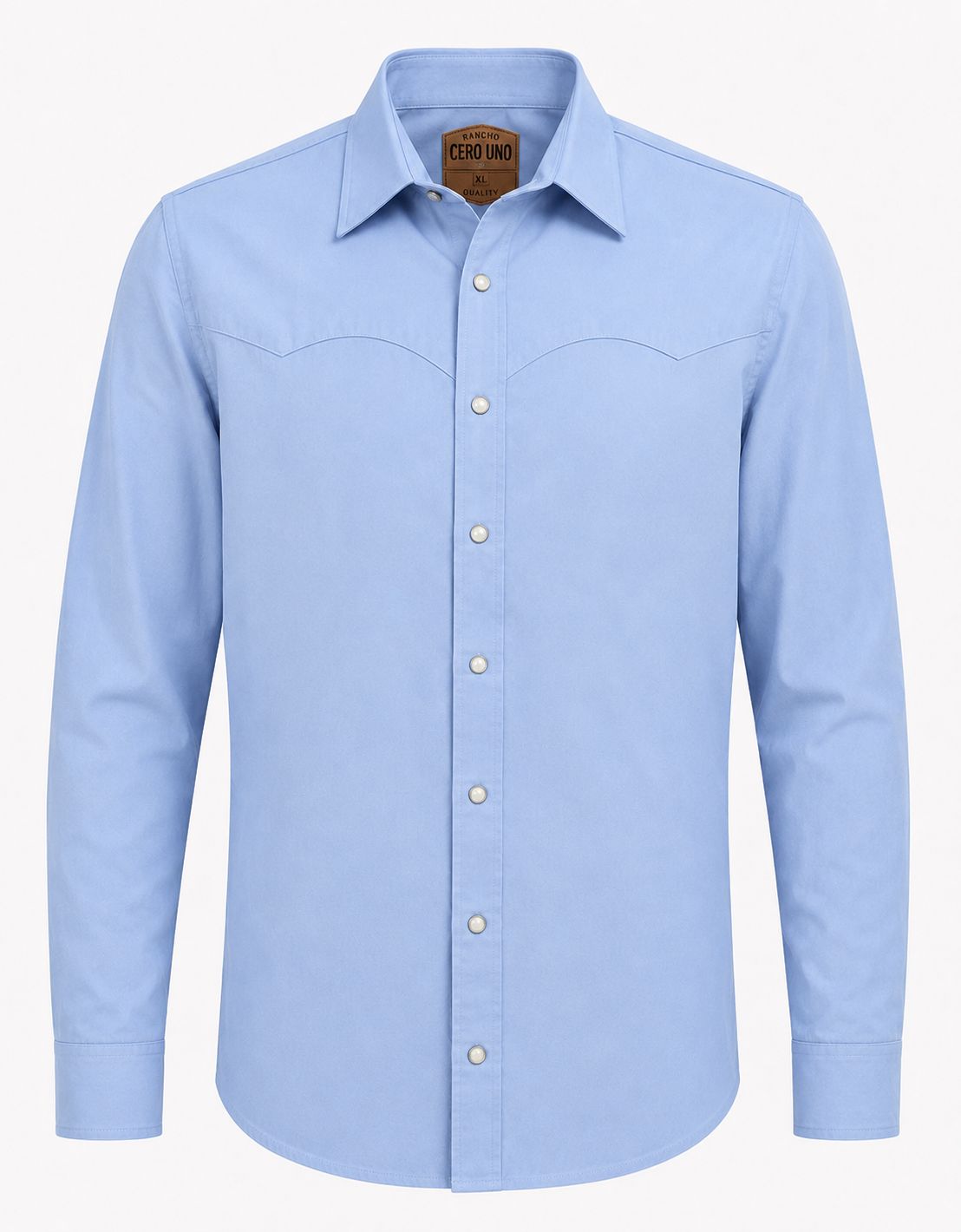 Camisa Caballero Premium -C14 Celeste