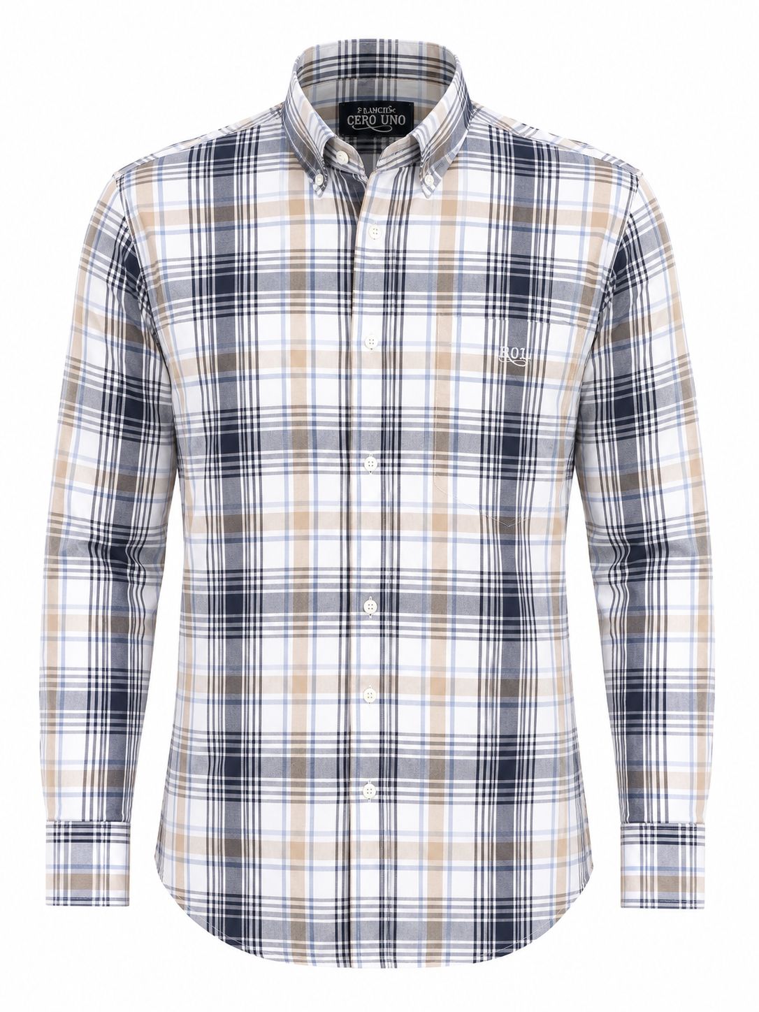 Camisa Caballero C-248 Blanco Marino
